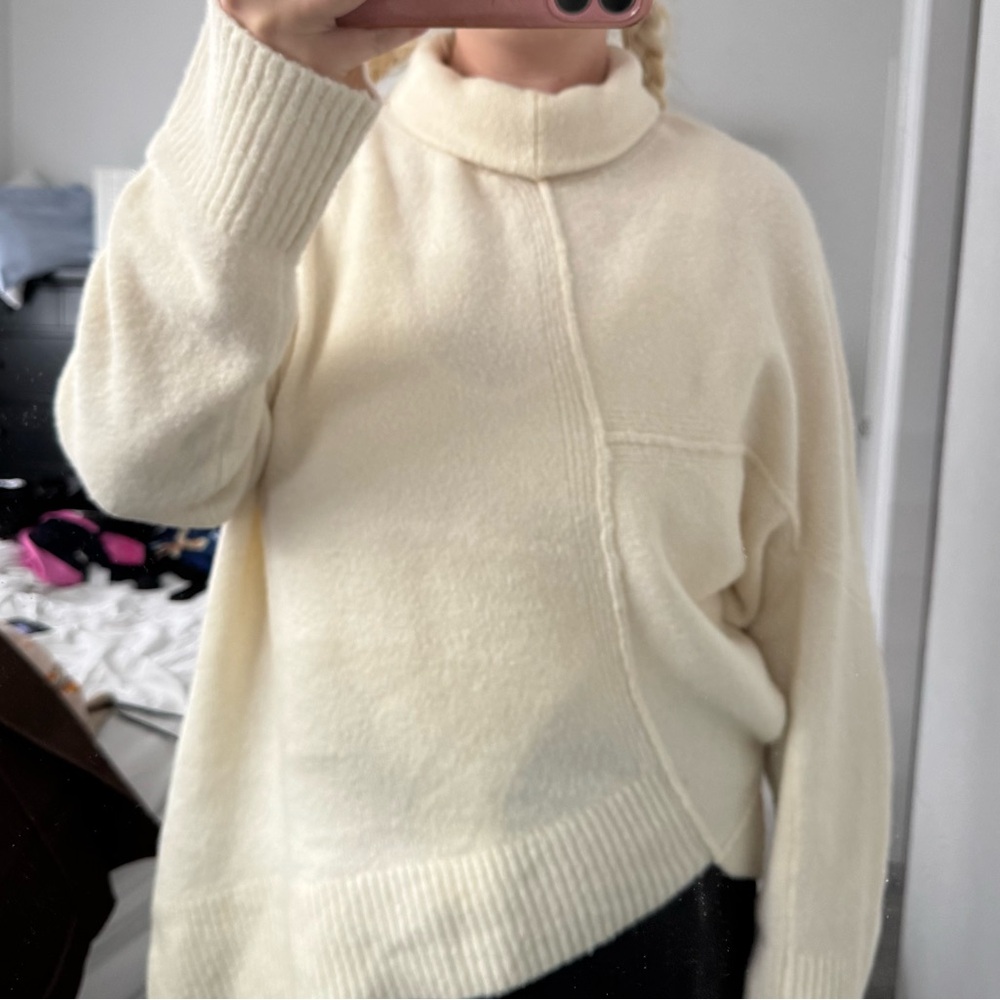 All Saints LockRoll Nexk Astmmetric Sweater NWT - Picture 3 of 10